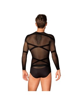 T101 Camiseta Manga Larga Semi Transparente S M L 2