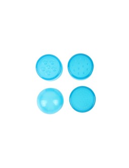 Mini Masajeador 3 Cabezales Azul 2