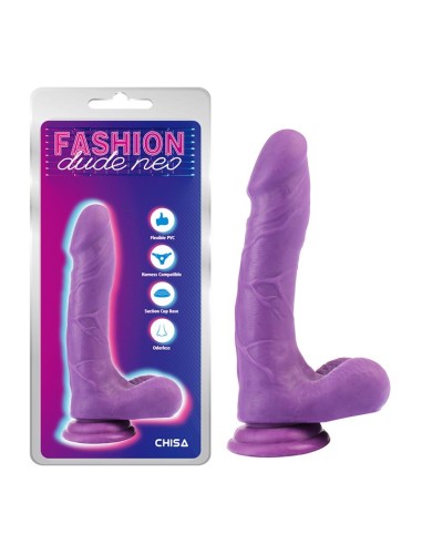 Dildo Dual Density Purpura 8