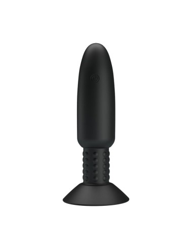 Plug Anal con Vibracion y Rotacion con Control Remoto USB