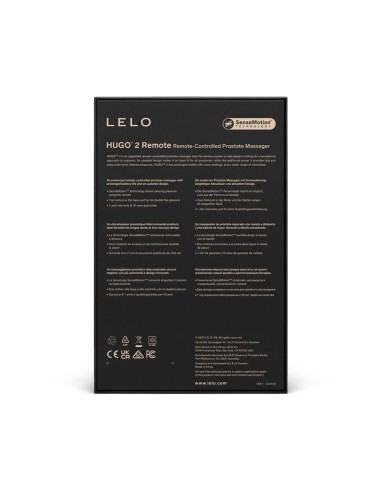Hugo 2 Masajeador Prostatico con Control Remoto Negro