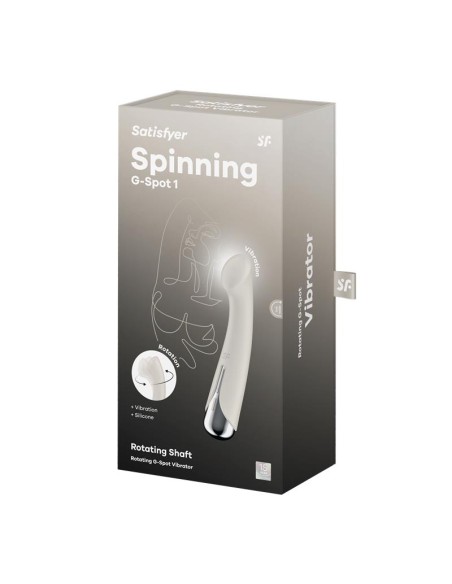 Spinning G Spot 1 Vibrador y Rotador Beige Spinning G Spot 1 Vibrador y Rotador Beige