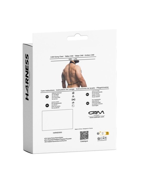 Arnes de Pecho Black Chain