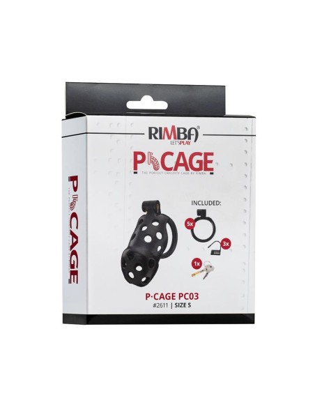 P Cage PC03 Jaula para el Pene 3 Tallas P Cage PC03 Jaula para el Pene 3 Tallas