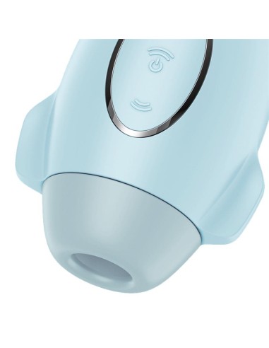 Mission Control Succionador y Vibrador Azul