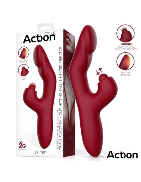 Velter Soft Clit Hitting Ball con Vibracion y Efecto Calor