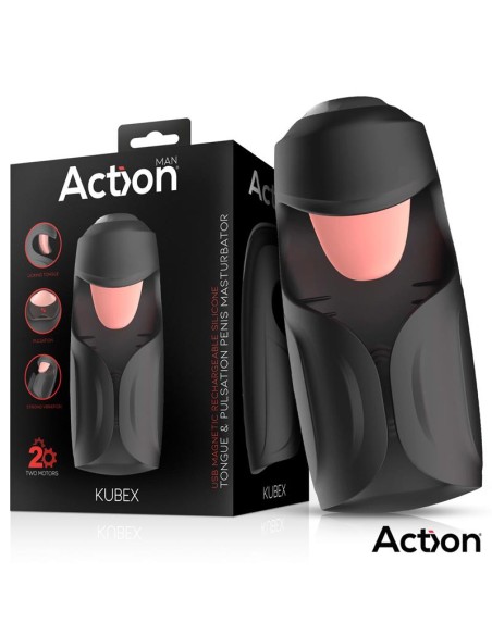 Kubex Masturbador con Lengua Pulsacion y Vibracion
