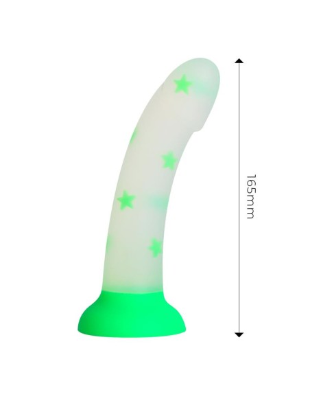 Dildo que Brilla en la Oscuridad Confetti Star 17 cm Dildo que Brilla en la Oscuridad Confetti Star 17 cm