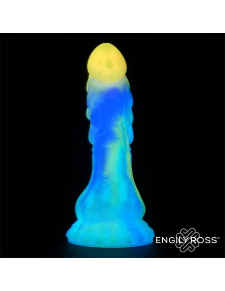 Dildo Dragon Brilla en la Oscuridad 18 cm