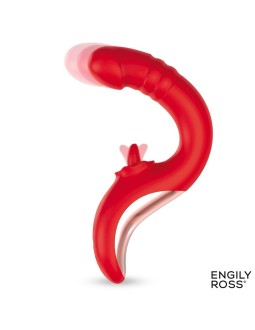 Drako Vibrador con Thrusting y Lengua Oscilante 360º 2