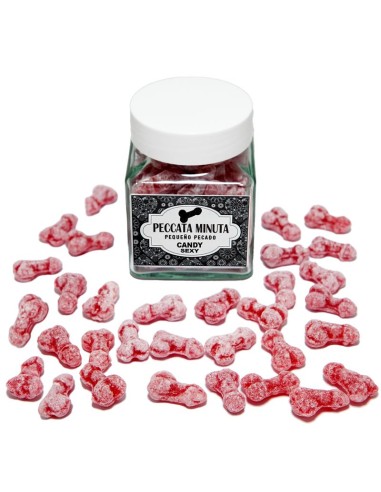 Bote 40 Caramelos Pene Sabor Fresa Cereza
