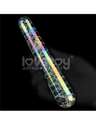 Dildo de Cristal que Brilla en la Oscuridad Dark Twilight Slim Fantasy