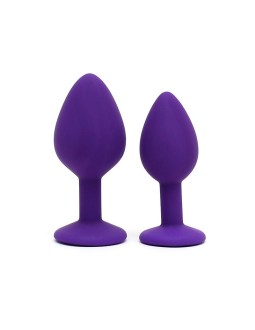 Set de 2 Plugs con Joya Berlin Purpura 2