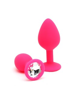 Set de 2 Plugs con Joya Berlin Rosa