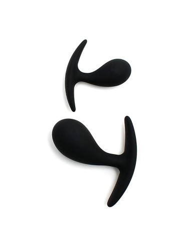 Set de 2 Plugs Anatomicos Copenhagen Negro