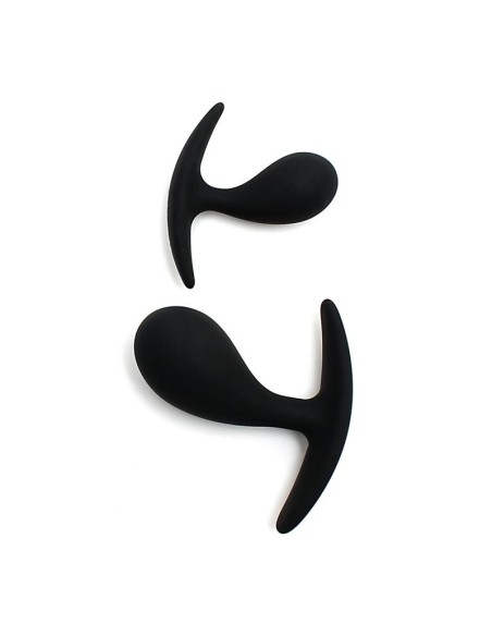 Set de 2 Plugs Anatomicos Copenhagen Negro Set de 2 Plugs Anatomicos Copenhagen Negro