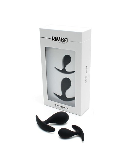 Set de 2 Plugs Anatomicos Copenhagen Negro Set de 2 Plugs Anatomicos Copenhagen Negro