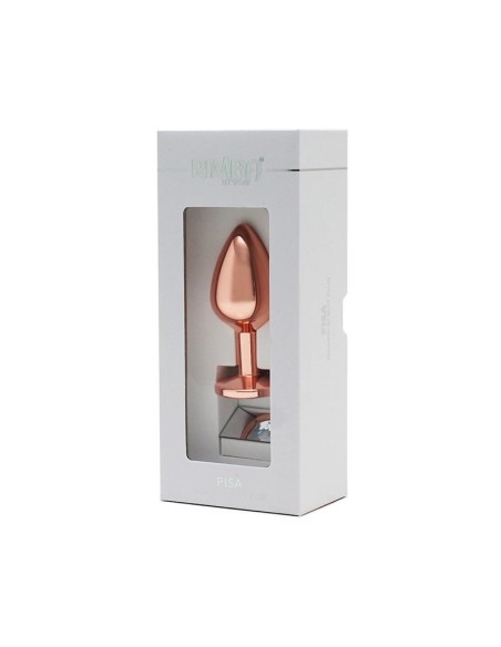 Plug Anal con Joya Pisa Rose Gold Plug Anal con Joya Pisa Rose Gold