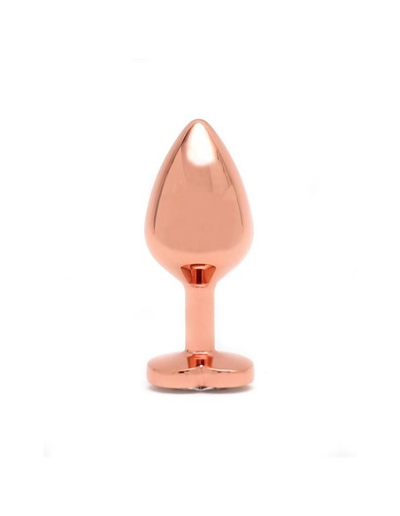 Plug Anal con Joya en Forma de Corazon Pisa Rose Gold