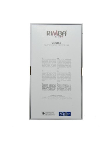 Huevo Vibrador con Control Remoto Venice Negro