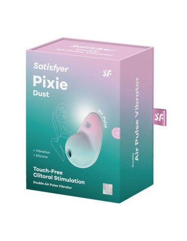 Pixie Dust Succionador de Clitoris con Vibracion Menta Rosa