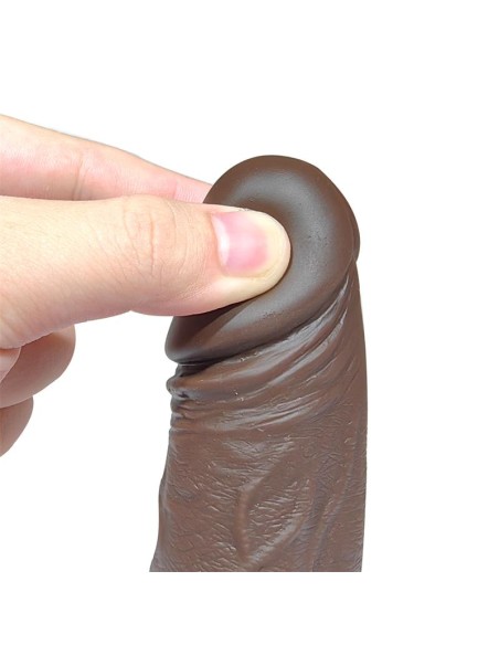 Severo Dildo Realista Turbo Shaking Thrusting Rotacion 360º Control Remoto Efecto Calor