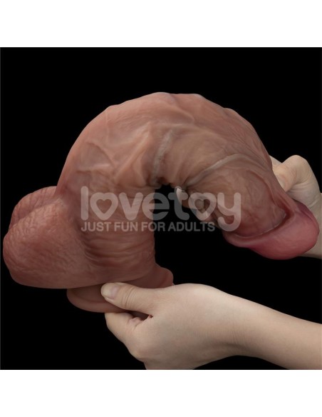 Dildo Dual Layered XXL 105 Negro Dildo Dual Layered XXL 105 Negro