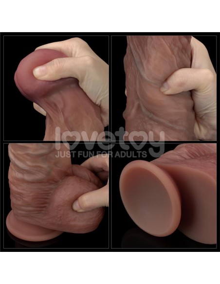 Dildo Dual Layered XXL 105 Negro Dildo Dual Layered XXL 105 Negro