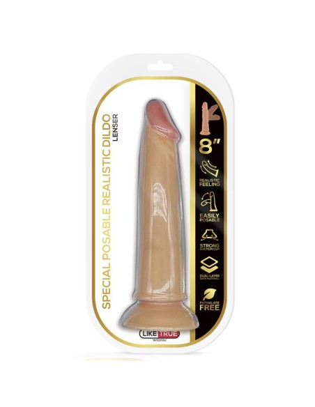 Lenser Dildo Realista Articulable Posable 8 Natural Lenser Dildo Realista Articulable Posable 8 Natural