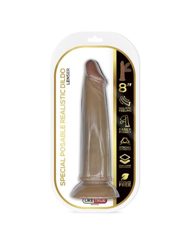Lenser Dildo Realista Articulable Posable Dildo 8 Marron
