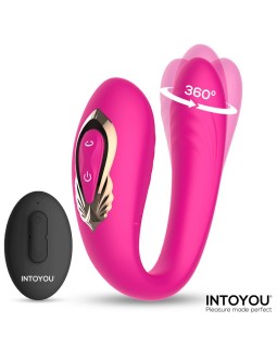 Lanty Vibrador para Parejas con Oscilacion 360º y Control Remoto 2