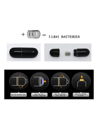 Anillo Vibrador Eudora Color Negro