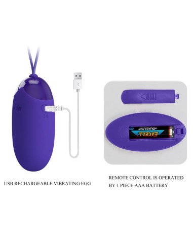 Berger Youth Huevo Vibrador con Control Remoto