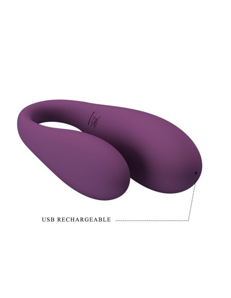 August Vibrador de Parejas con App Lila August Vibrador de Parejas con App Lila