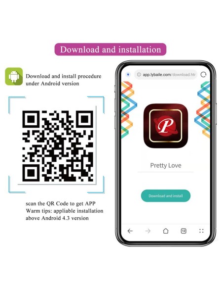 August Vibrador de Parejas con App Lila August Vibrador de Parejas con App Lila