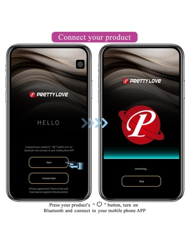 August Vibrador de Parejas con App Lila