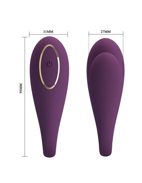 August Vibrador de Parejas con App Lila August Vibrador de Parejas con App Lila