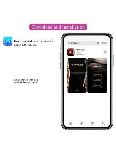 Catalina Huevo Vibrador con APP Rosa