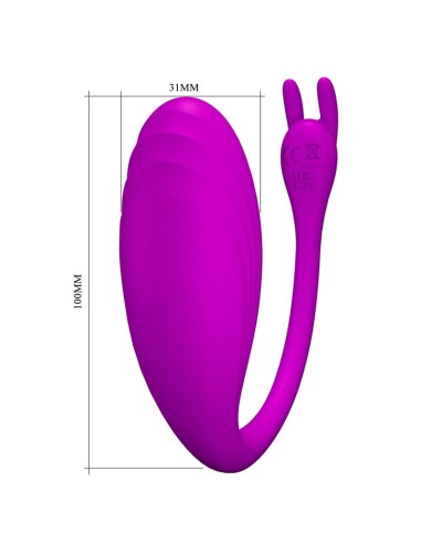 Catalina Huevo Vibrador con APP Rosa