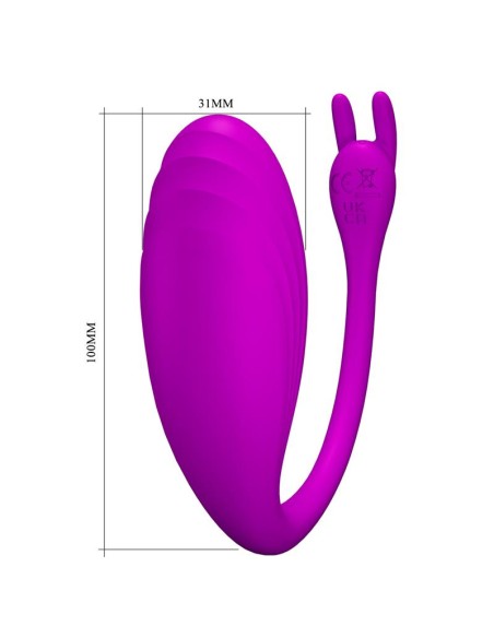 Catalina Huevo Vibrador con APP Rosa