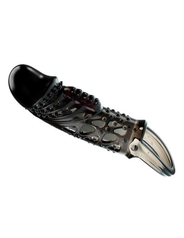 Funda para el Pene con vibracon Negro