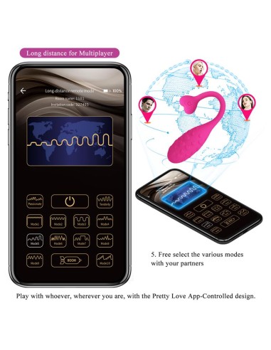 Fisherman Huevo Vibrador con APP