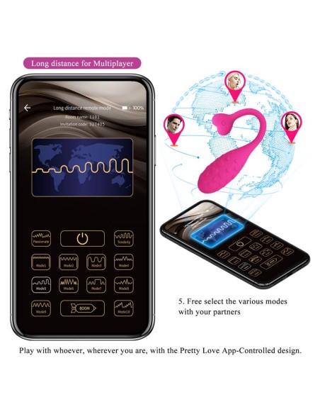 Fisherman Huevo Vibrador con APP Fisherman Huevo Vibrador con APP