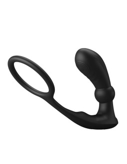 Warren Plug Anal y Anillo para el Pene con Vibracion y Pulsacion a Control Remoto 2
