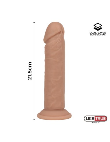 Dildo Realista Silicona Liquida Dual Layer 85