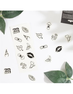 Set de 10 Tattoos Temporales Candy Collection 2