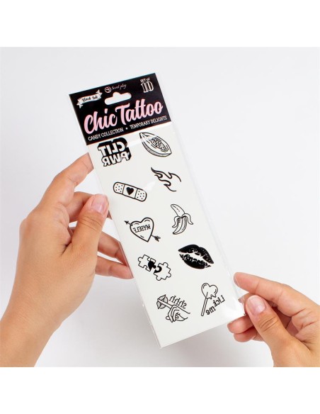 Set de 10 Tattoos Temporales Candy Collection Set de 10 Tattoos Temporales Candy Collection