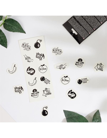 Set de 10 Tattoos Temporales Spicy Collection