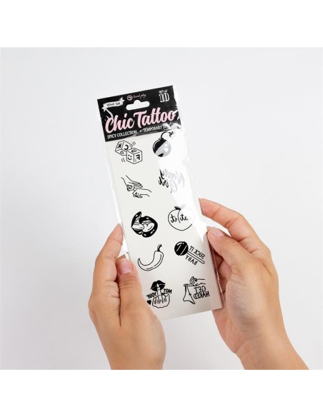 Set de 10 Tattoos Temporales Spicy Collection