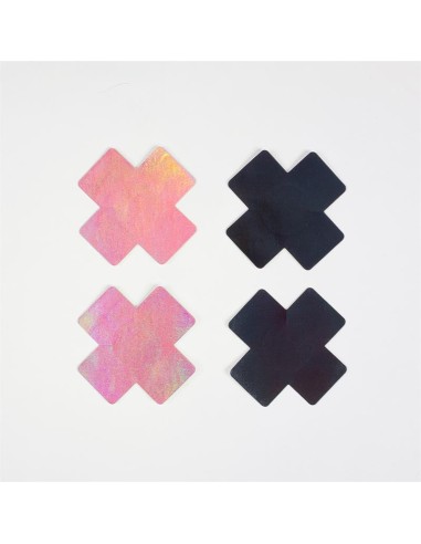 Wow Boobs Cubre Pezones Cruz Holograficos